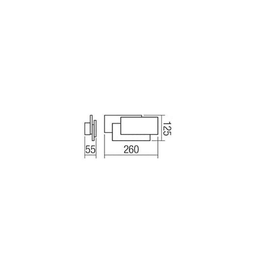 Redo 01-1444 - LED Kinkiet GAMER 1xLED/12W/230V