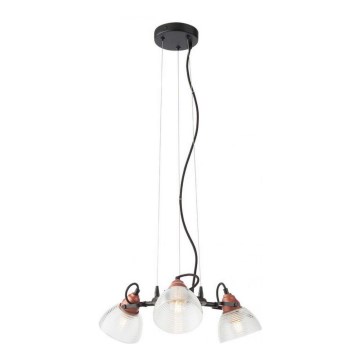 Redo 01-1450 - Lampa wisząca na linkach RIDGE 3xE27/60W/230V