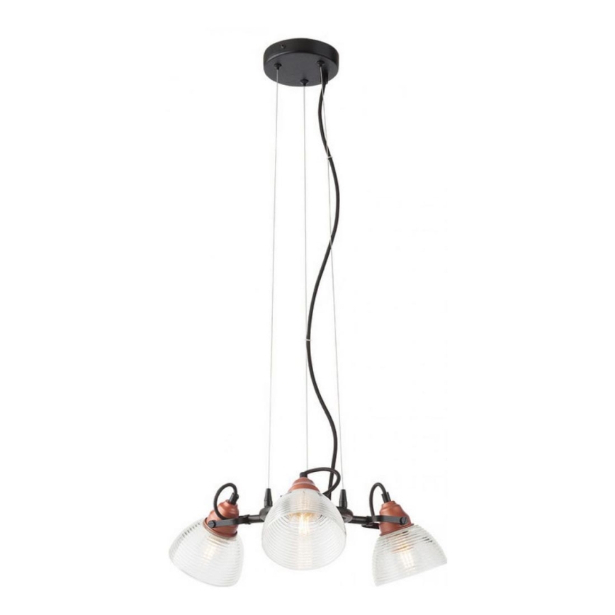Redo 01-1450 - Lampa wisząca na linkach RIDGE 3xE27/60W/230V