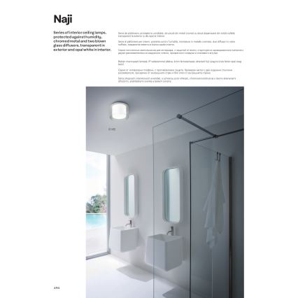 Redo 01-1453 - LED Plafon łazienkowy NAJI LED/12W/230V IP44