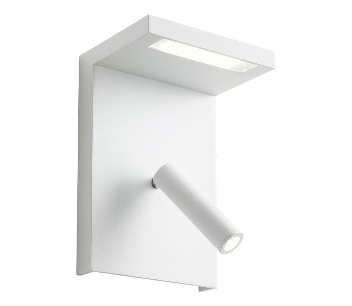Redo 01-1499 - LED Kinkiet punktowy AGOS LED/6W/230V + LED/3,2W USB biały