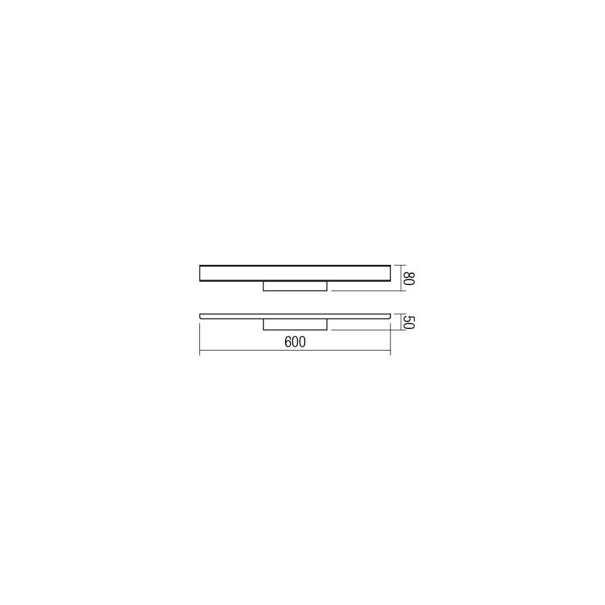 Redo 01-1526 - LED Łazienkowe oświetlenie lustra DAO 1xLED/24W/230V IP44