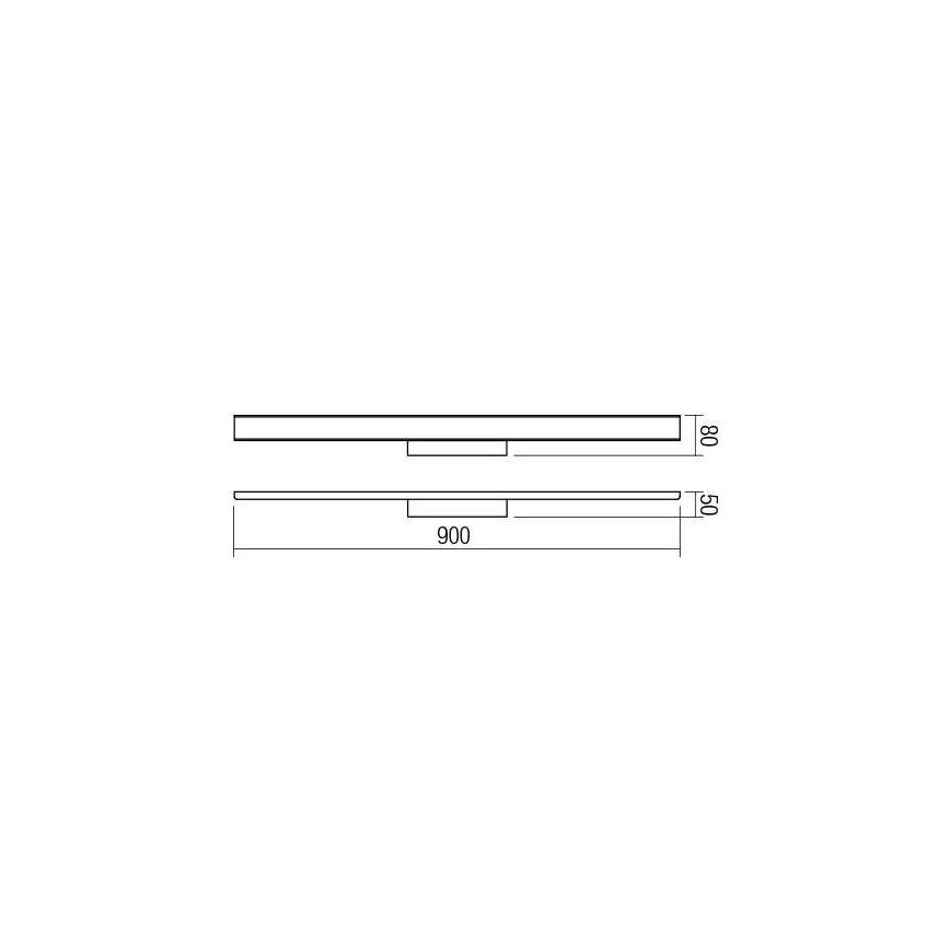 Redo 01-1527 - LED Łazienkowe oświetlenie lustra DAO 1xLED/36W/230V IP44