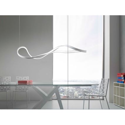 Redo 01-1531 - LED Żyrandol na lince NUBO LED/43W/230V biały