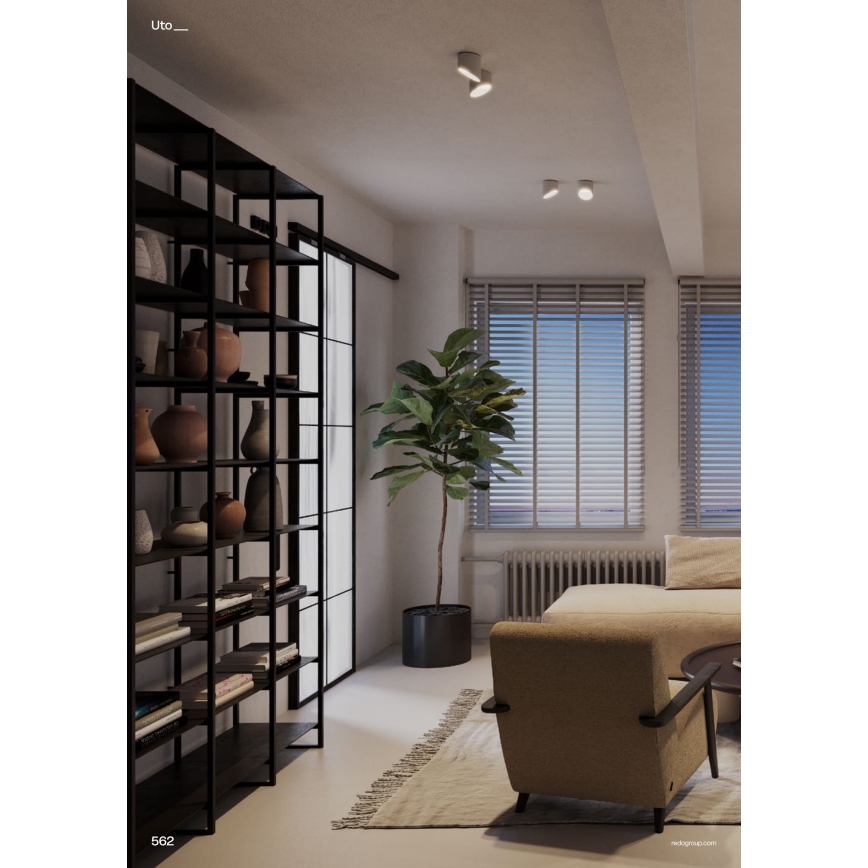 Redo 01-1625 - Oprawa punktowa LED UTO LED/6W/230V śr. 9 cm biała