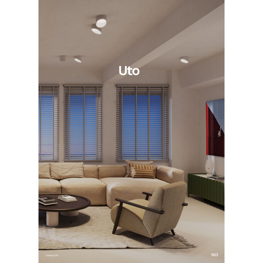 Redo 01-1625 - Oprawa punktowa LED UTO LED/6W/230V śr. 9 cm biała