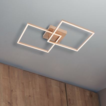 Redo 01-1643 - LED ściemnialna lampa sufitowa KLEE LED/57W/230V złota