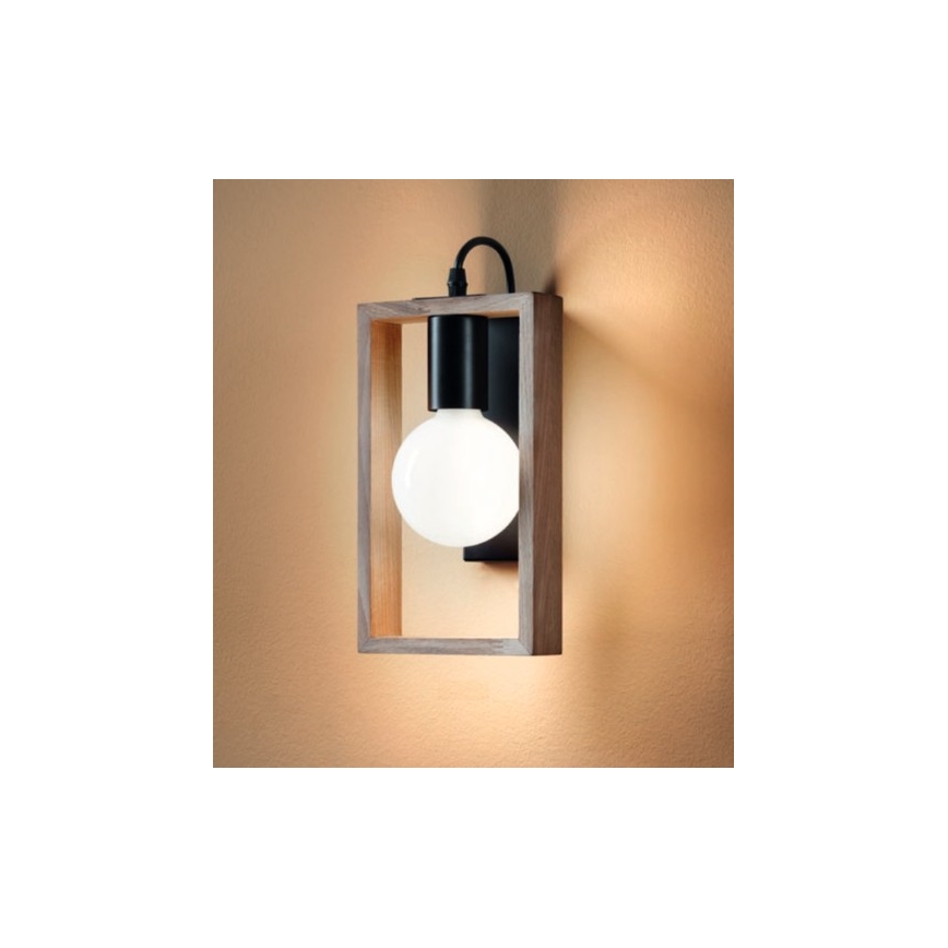 Redo 01-1663 - Kinkiet TIMBER 1xE27/42W/230V buk