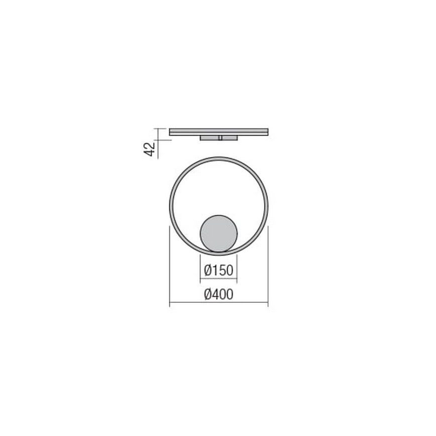 Redo 01-1701 - LED Kinkiet ORBIT LED/28W/230V