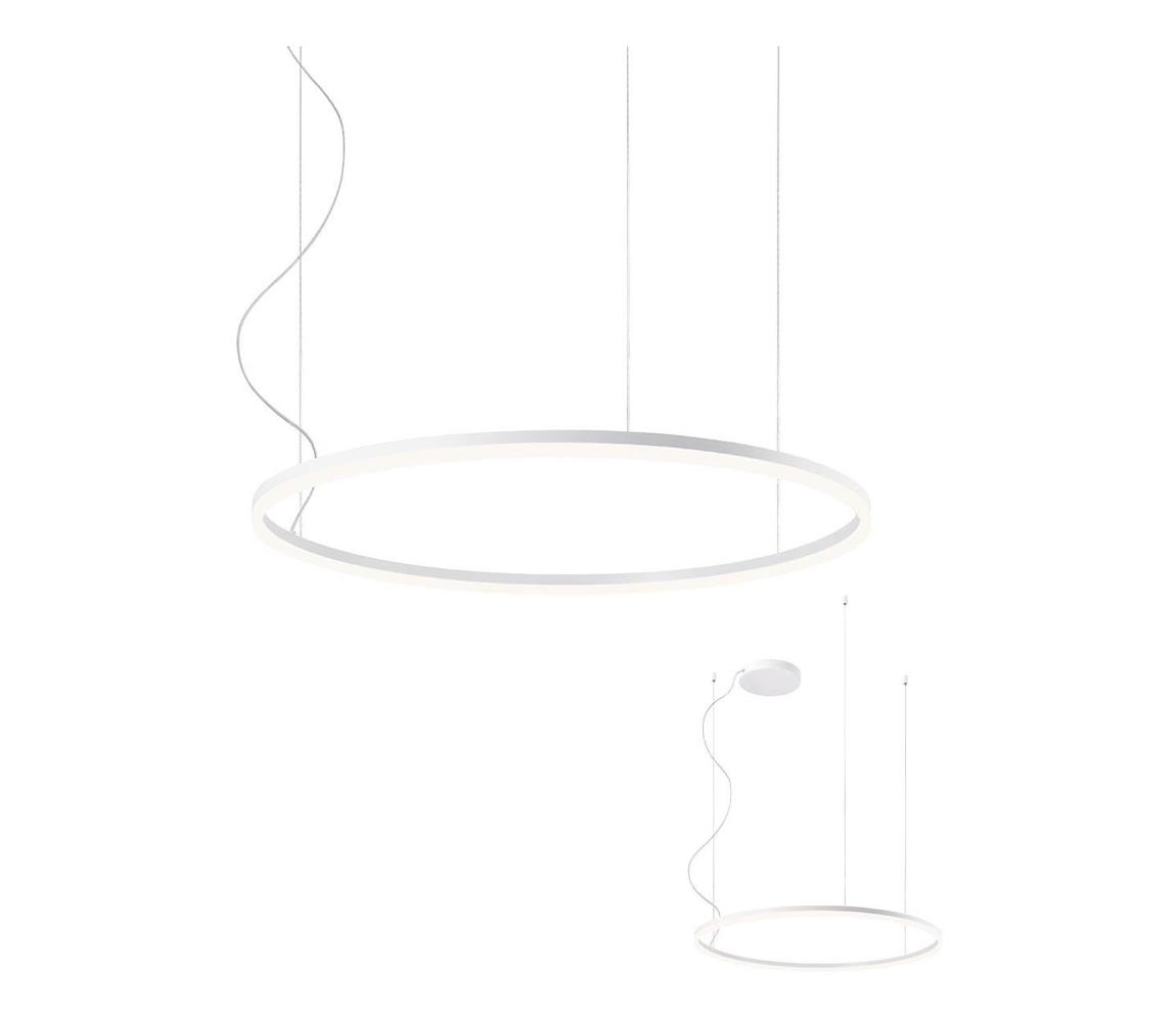 Redo 01-1712 - LED Żyrandol na lince ORBIT LED/55W/230V biały