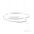 Redo 01-1795 - Regulowany żyrandol LED na linkach TORSION LED/40W/230V śr. 74 cm biały