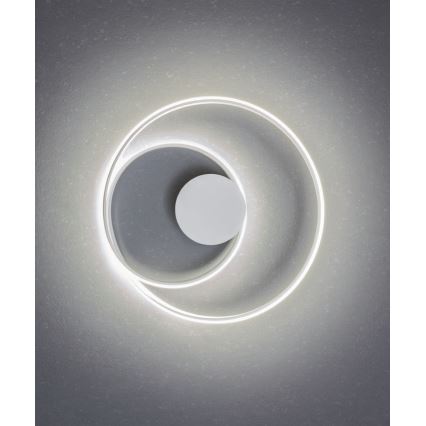 Redo 01-1886 - ściemnialna oprawa sufitowa LED TORSION LED/29W/230V śr. 55 cm biała