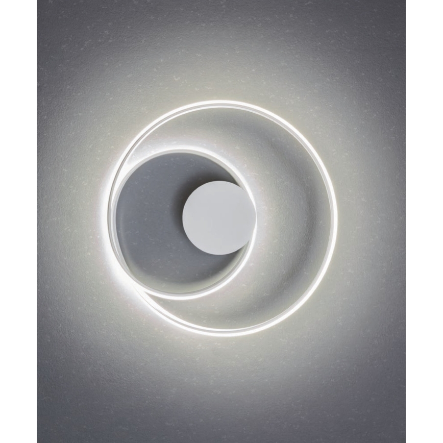 Redo 01-1886 - ściemnialna oprawa sufitowa LED TORSION LED/29W/230V śr. 55 cm biała