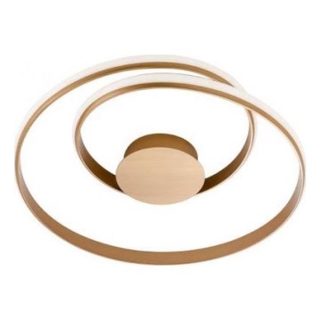 Redo 01-1887 - LED ściemnialna lampa sufitowa TORSION LED/29W/230V śr. 55 cm brązowa