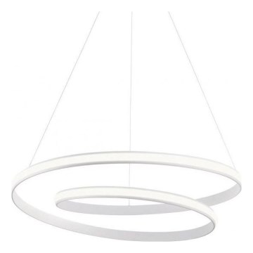 Redo 01-1890 - LED ściemnialny żyrandol na lince TORSION LED/35W/230V śr. 75 cm biały