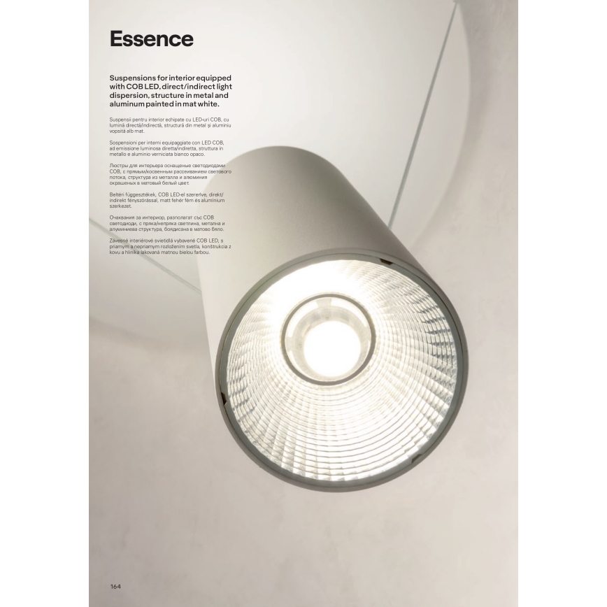 Redo 01-1970 - LED Żyrandol ściemnialny na lince ESSENCE LED/24W/230V CRI 90 3000K biały