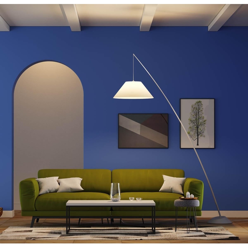 Redo 01-1988 - Lampa stojąca FISHER 1xE27/42W/230V biała
