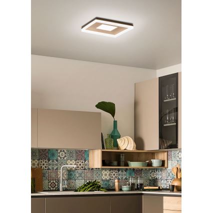 Redo 01-2000 - Ściemnialny plafon LED MAYA LED/55W/230V 51x51 cm złoty