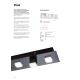 Redo 01-2017 - LED Plafon PIXEL LED/48W/230V 3000K 45x45 cm czarny