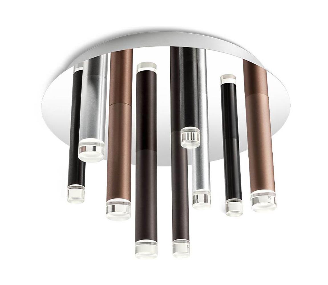 Redo 01-2042 - LED Plafon MADISON 9xLED/4W/230V chrom błyszczący/czarne/miedź