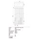 Redo 01-2057 - LED Żyrandol na lince MADISON 14xLED/4W/230V chrom błyszczący/czarne/miedź