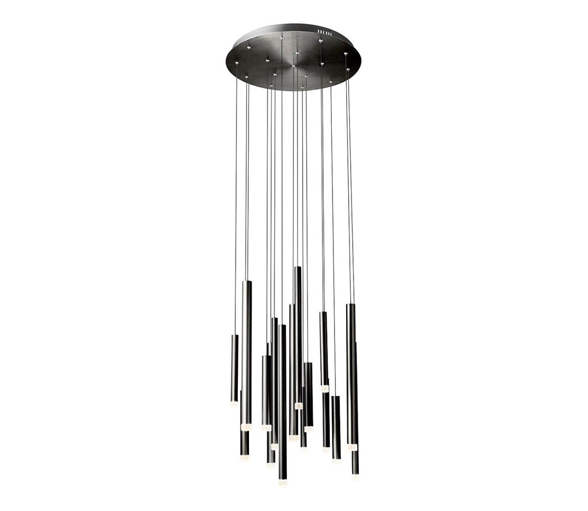 Redo 01-2060 - LED Żyrandol na lince MADISON 16xLED/4W/230V czarne