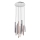 Redo 01-2061 - LED Żyrandol na lince MADISON 16xLED/4W/230V chrom błyszczący/czarne/miedź