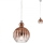 Redo 01-2064 - Żyrandol na lince PLUMEN 1xE14/40W/230V śr. 15 cm miedź