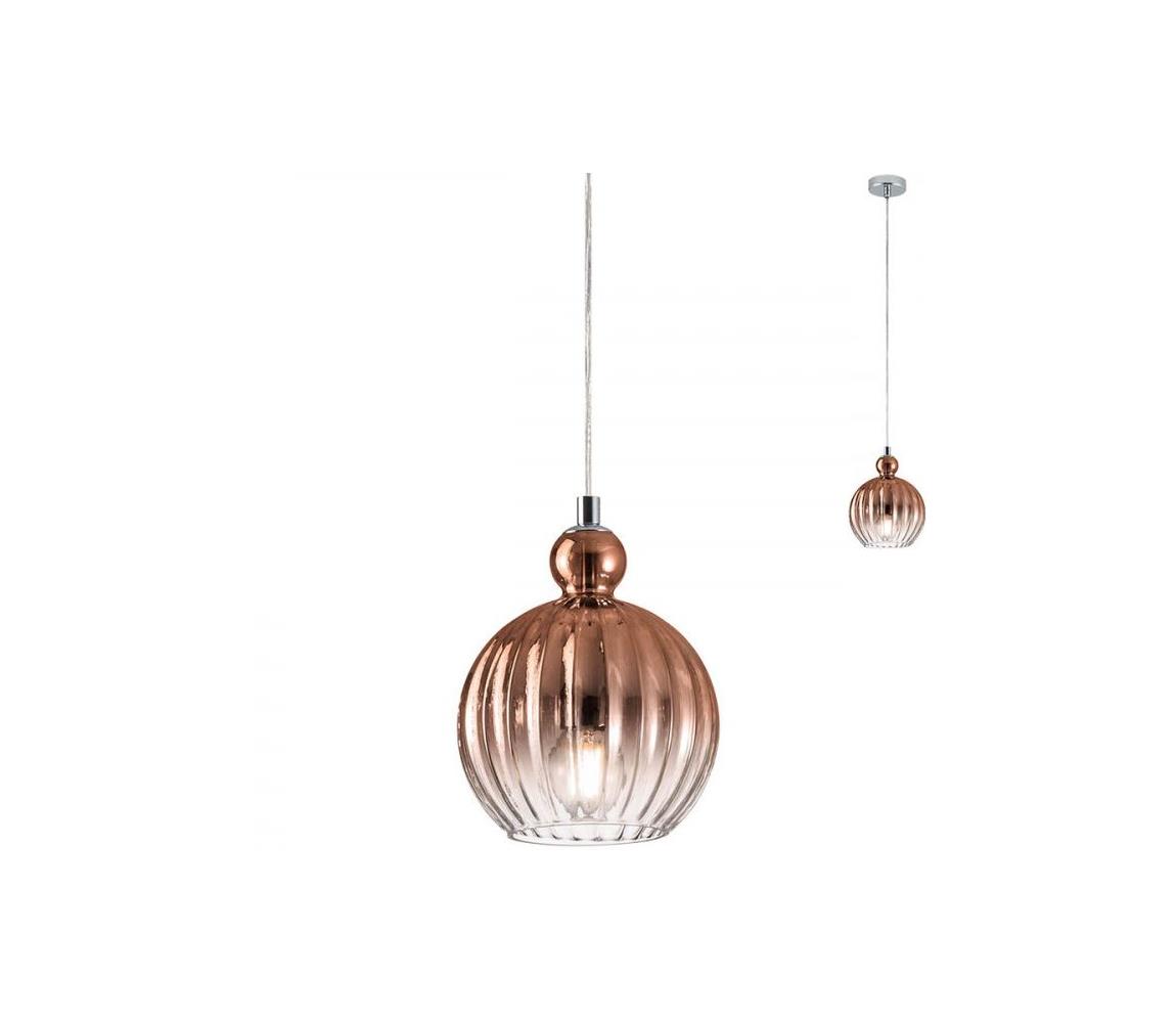 Redo 01-2064 - Żyrandol na lince PLUMEN 1xE14/40W/230V śr. 15 cm miedź