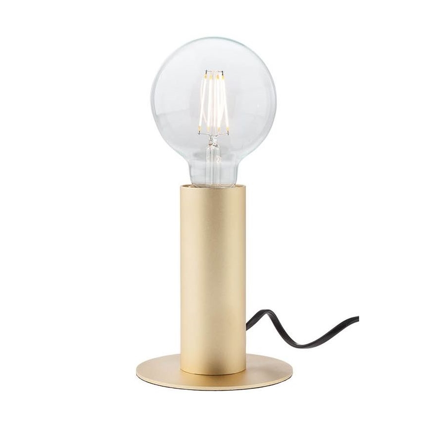 Redo 01-2130 - Lampa stołowa dotykowa RIVET 1xE27/42W/230V złota