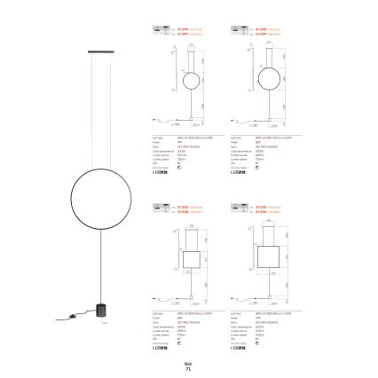 Redo 01-2134 - LED Lampa podłogowa SLICK LED/28W/230V czarna