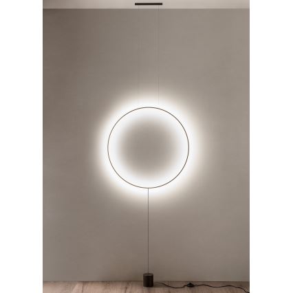 Redo 01-2197 - LED Lampa podłogowa SLICK LED/19W/230V czarna