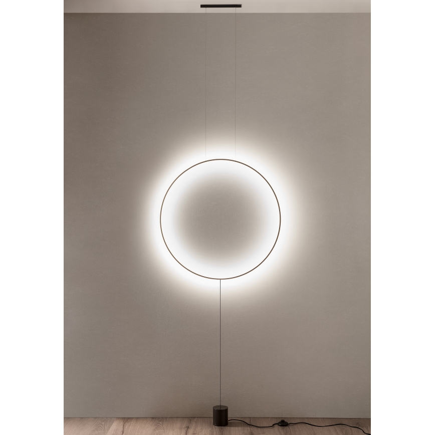 Redo 01-2197 - LED Lampa podłogowa SLICK LED/19W/230V czarna