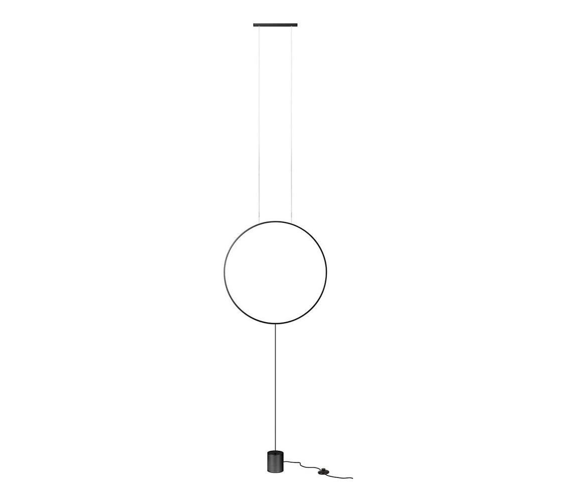Redo 01-2197 - LED Lampa podłogowa SLICK LED/19W/230V czarna