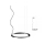 Redo 01-2204 - LED Żyrandol na lince UNION LED/34W/230V CRI 90 3000K śr. 60 cm czarny