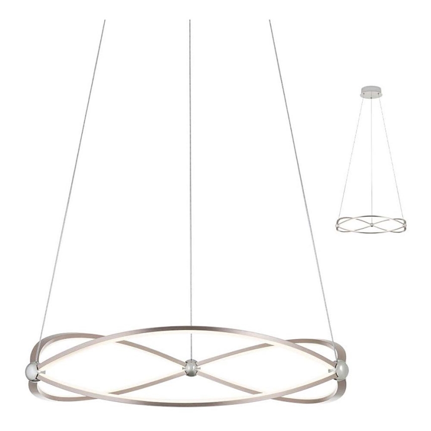 Redo 01-2251 - LED Ściemnialny żyrandol QUARK LED/43W/230V 3000K śr. 60 cm matowy chrom