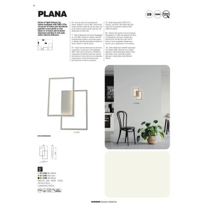 Redo 01-2316 - ściemnialny żyrandol LED na lince PLANA LED/80W/230V biały