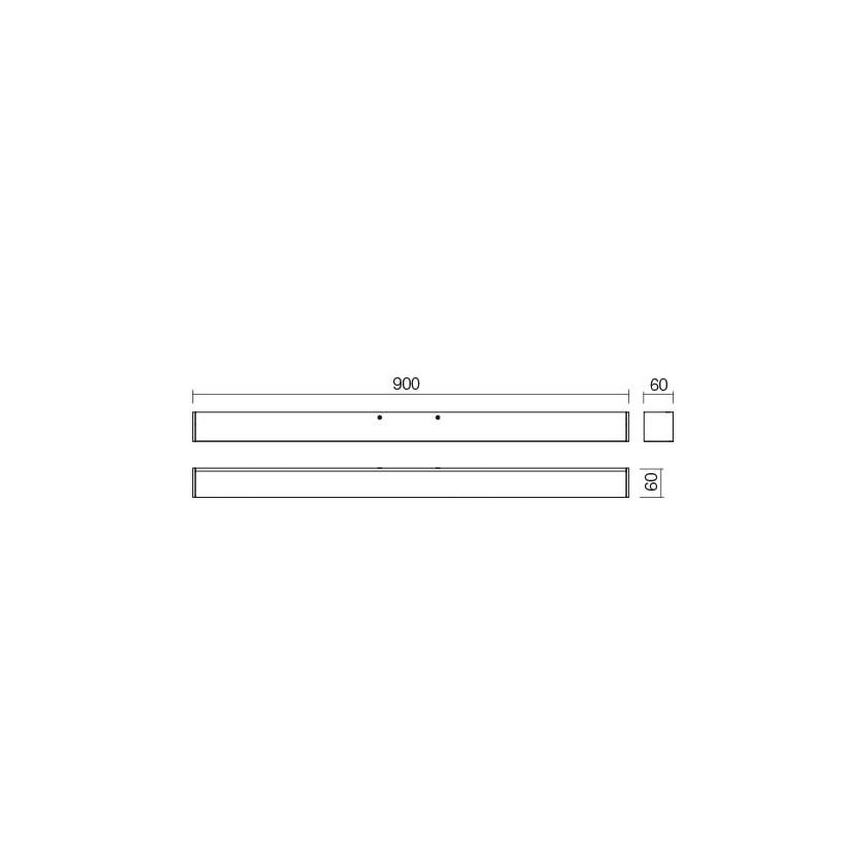 Redo 01-2328 - LED Łazienkowe oświetlenie lustra THELA LED/25W/230V 90 cm CRI 90 IP44