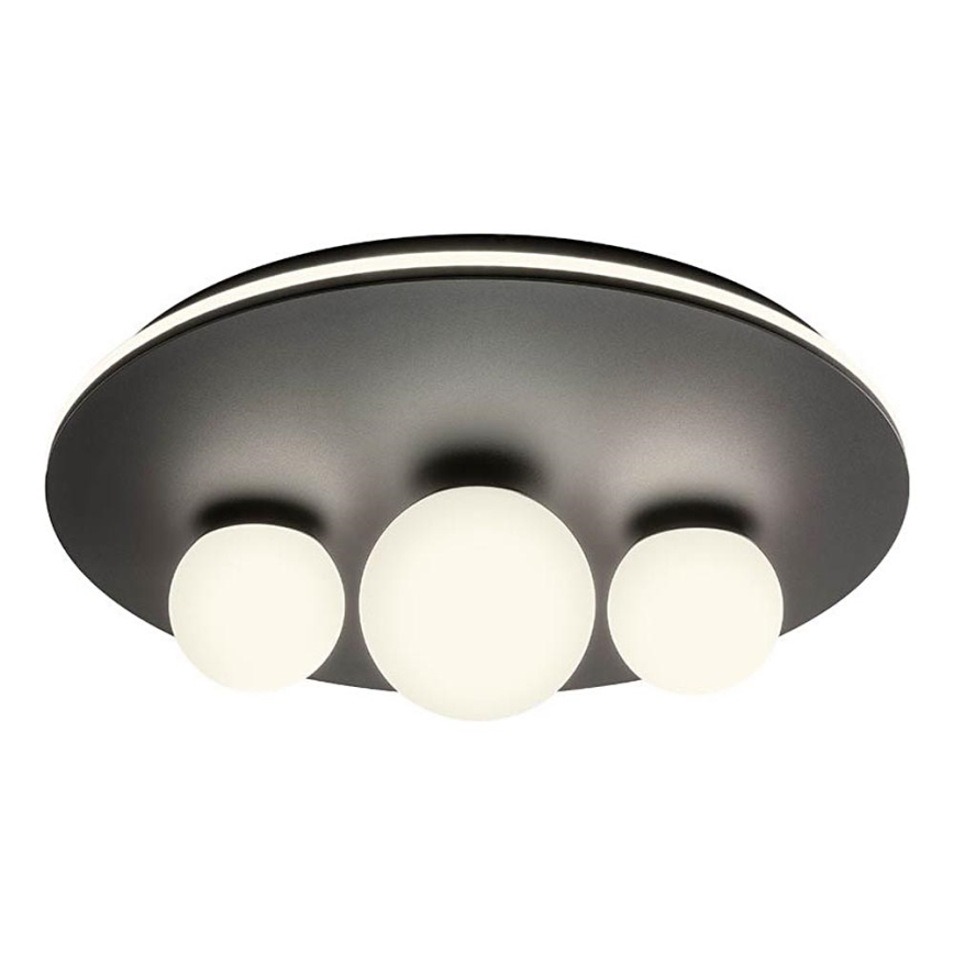 Redo 01-2466 - Lampa sufitowa LED CORUM, 48 W, 230 V, 3000 K, CRI 90, czarna
