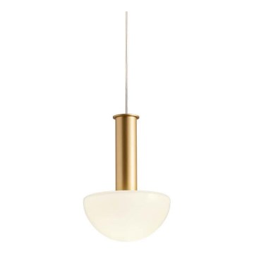 Redo 01-2474 - Żyrandol na lince LUMIEN 1xG9/10W/230V śr. 13 cm złoty/biały