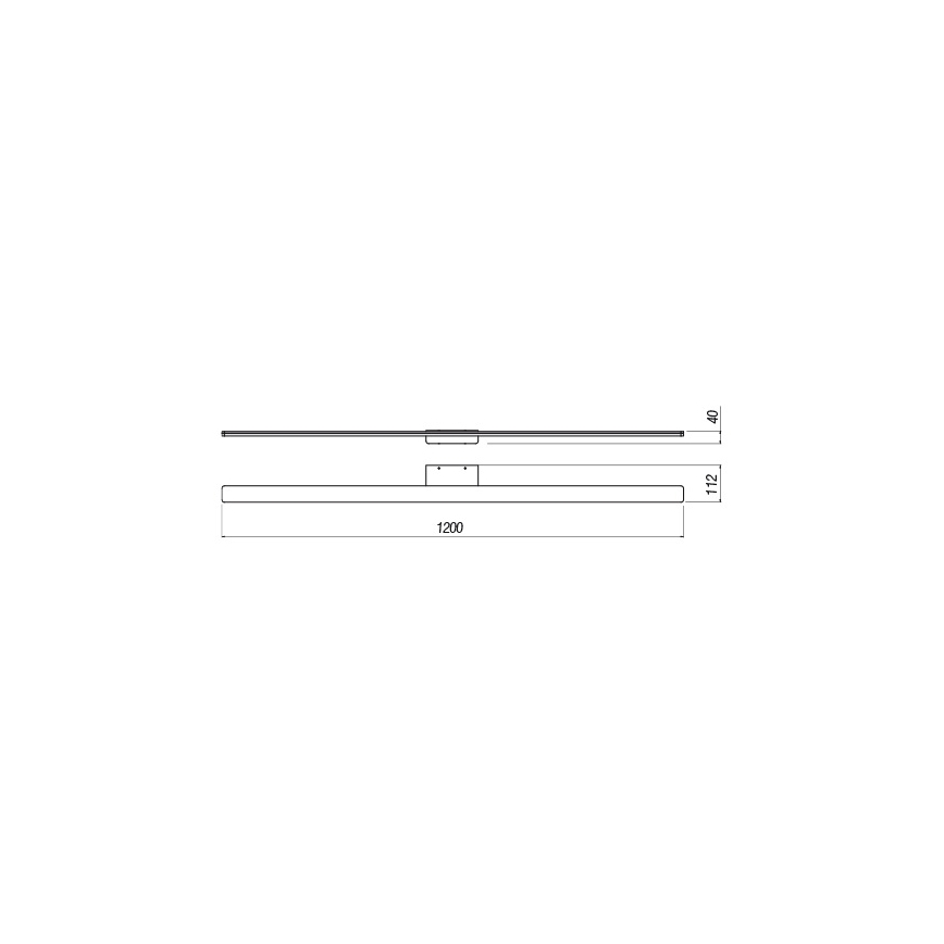 Redo 01-2511 - LED Łazienkowe oświetlenie lustra BARRIO LED/34,32W/230V 120 cm CRI 90 IP44 biały