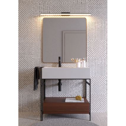 Redo 01-2512 - LED Łazienkowe oświetlenie lustra BARRIO LED/34,32W/230V 120 cm CRI 90 IP44 czarny