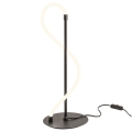 Redo 01-2530 - LED Ściemnialna lampa stołowa CORRAL LED/12W/230V czarna