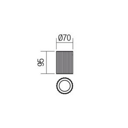 Redo 01-2554 - Oprawa punktowa DELPHI 1xGU10/7W/230V, śr. 7 cm, biała