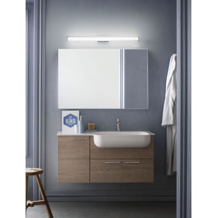 Redo 01-2592 - LED oświetlenie lustra łazienkowego RIGAL LED/18W/230V 3000K 91 cm CRI 90 IP44 błyszczący chrom/biały