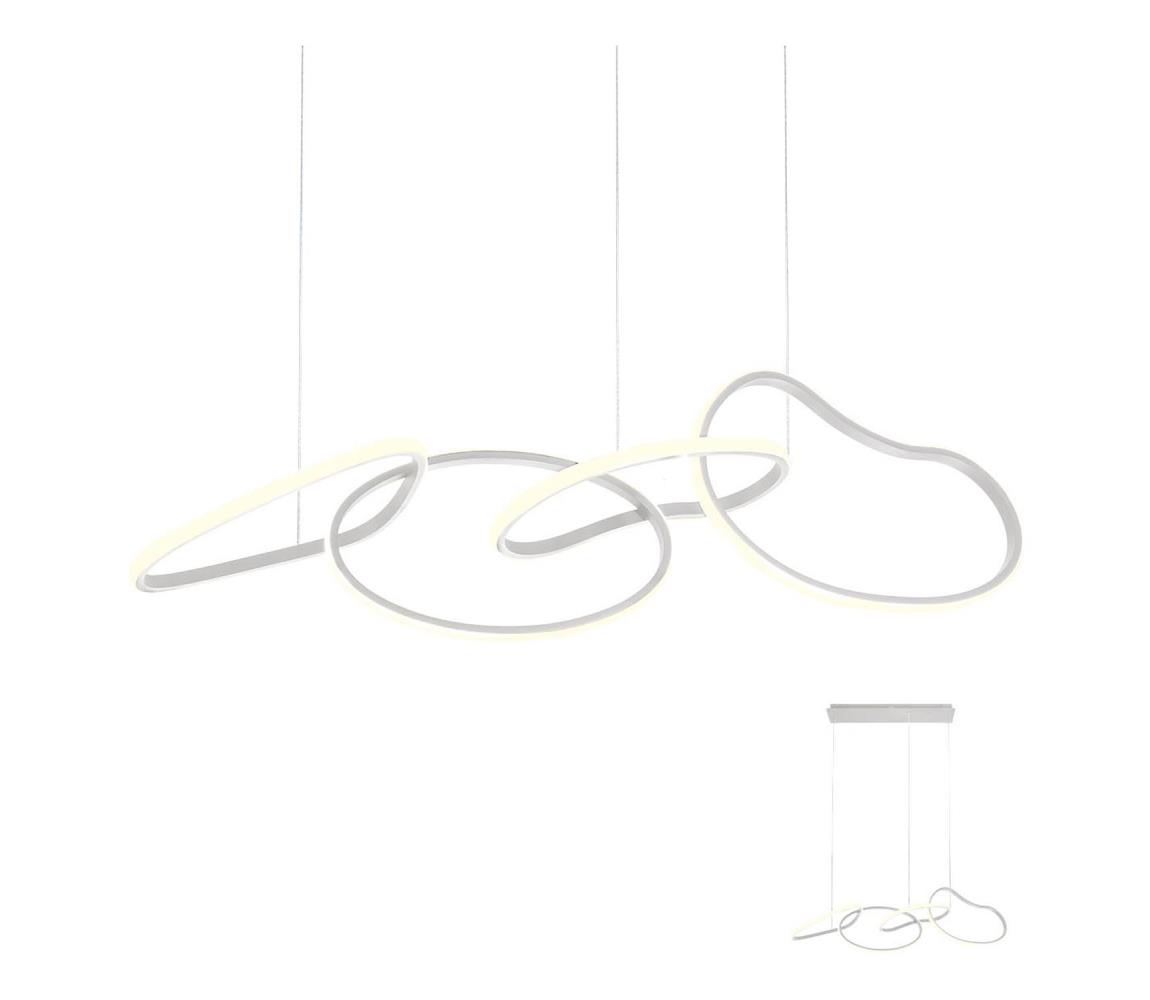Redo 01-2594 - LED Żyrandol ściemnialny na lince BIAS LED/87,4W/230V 3000K biały