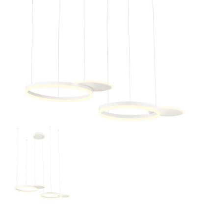 Redo 01-2605 - LED ściemnialny żyrandol na lince SIGUA LED/99W/230V CRI 90 biały