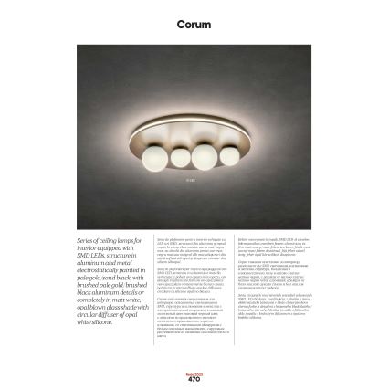 Redo 01-2657 - Lampa sufitowa LED CORUM LED/48W/230V 3000K CRI 90 biała