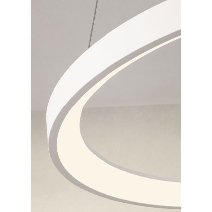 Redo 01-2675 - LED ściemnialna lampa wisząca na lince ICONIC LED/60W/230V, śr. 78 cm, biała