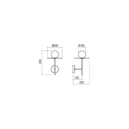 Redo 01-2725 - Kinkiet PLATO 1xG9/10W/230V zl.